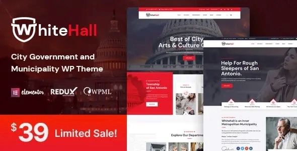 White Hall – Municipal and Government WP Theme 1.4