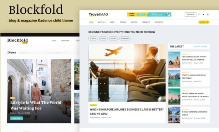 Blockfold – Blog Portfolio and Magazine WordPress Theme 1.9.18