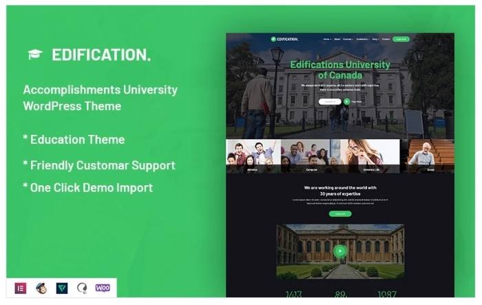 Edification – Accomplishments University WordPress Theme 1.0.1