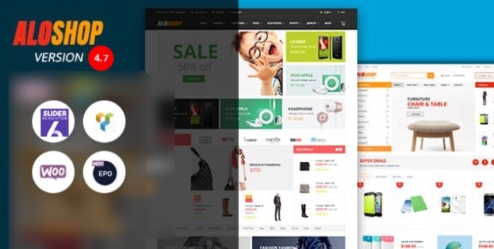 Alo Shop - Mega Market RTL Responsive WooCommerce 5.1