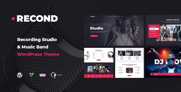 Recond – Recording Studio & Music Band WordPress Theme 1.1.7