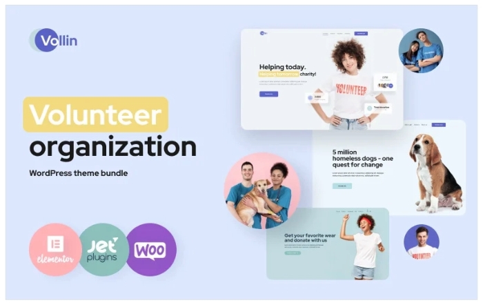 Vollin – Volunteer Organization WordPress Theme 2.0.2
