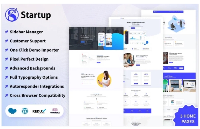 Fresh Startup Business WordPress Theme 1.0.0