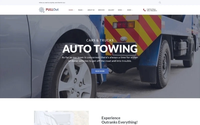 Pull Out WordPress Theme 1.0.0