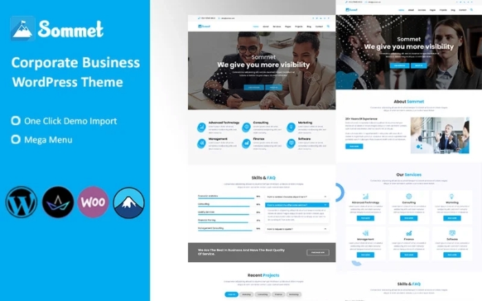Sommet – Corporate Business WordPress Theme 1.0