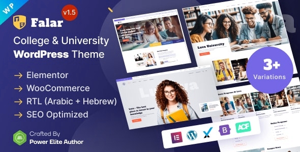 Falar – College University Elementor WordPress Theme 1.5.0