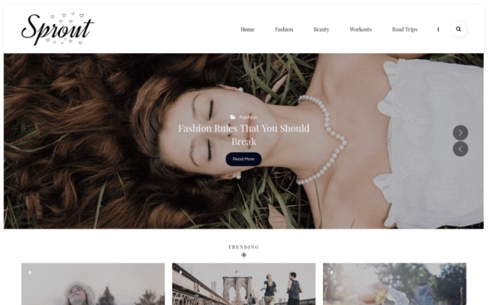 Sprout – Personal Blog WordPress Theme 1.3