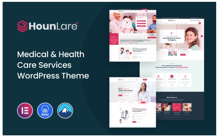Hounlare – Medical & Health Care Services WP Theme 1.0.0