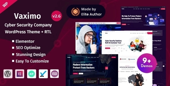 Vaximo – Cyber Security Company WordPress Theme 2.4.0