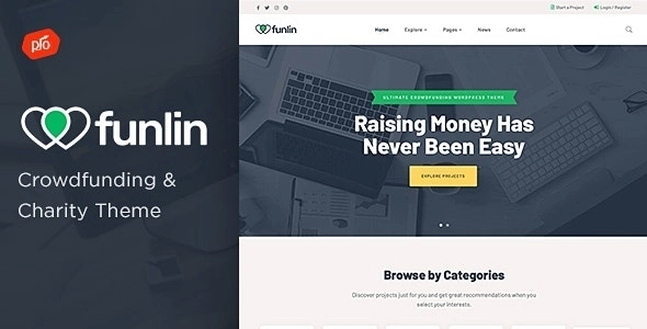 Funlin – Crowdfunding & Charity Theme 1.7