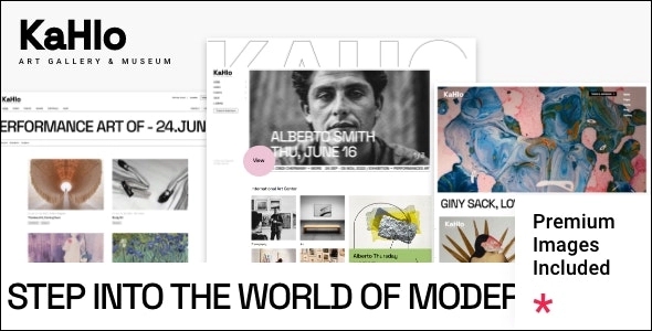 Kahlo – Art Gallery and Museum Theme 1.2