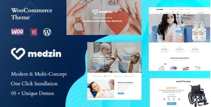 Medzin – Multipurpose Medical WooCommerce WP Theme 1.0.4