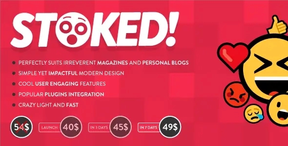 Stoked – Irreverent Viral Magazine and Personal Blog WP Theme 2.5