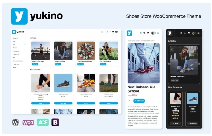 YUKINO – Shoe Store WooCommerce Theme 1.0