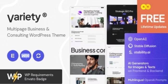 Variety – Multipage Business & Consulting WP Theme 1.1.0