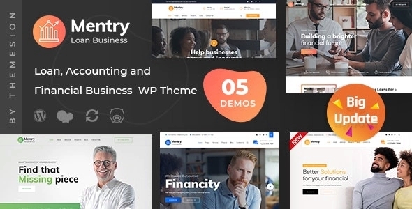 Mentry – Loan and Financial WordPress Theme 2.7