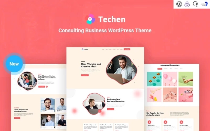 Techen – Consulting Business Responsive WP Theme 1.0.0