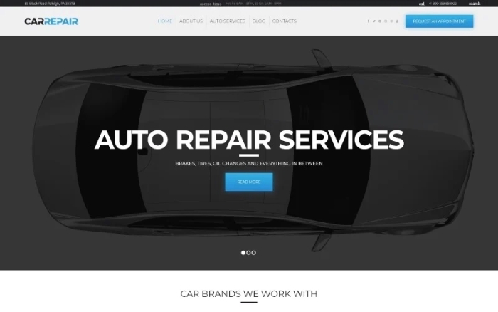 CarRepair - Auto Repair Services WP Theme 1.0.0