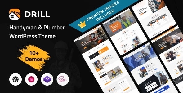 Drill – Handyman & Plumber Services WP Theme 1.0.5