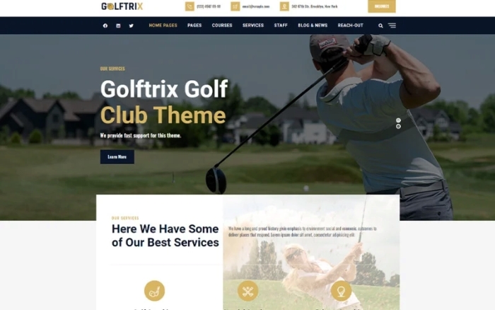 Golftrix – Golf Club WordPress Theme 1.0.0