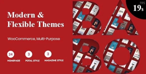 Babo – Modern & Flexible WooCommerce Theme 2.3
