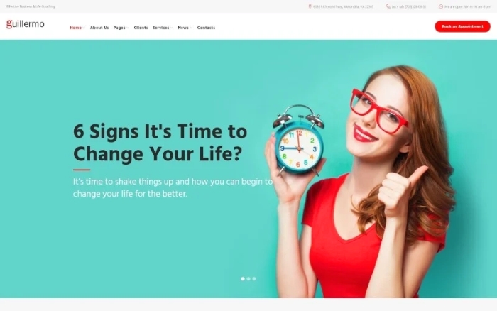 Guillermo - Life & Business Coaching WordPress Theme 1.0.0
