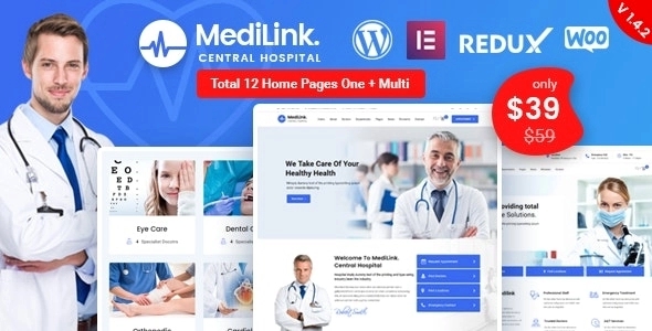 Medilink – Health & Medical WordPress Theme 1.7.2
