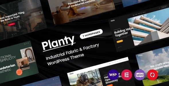 Planty – Industrial Fabric & Factory WP Theme 1.11.0