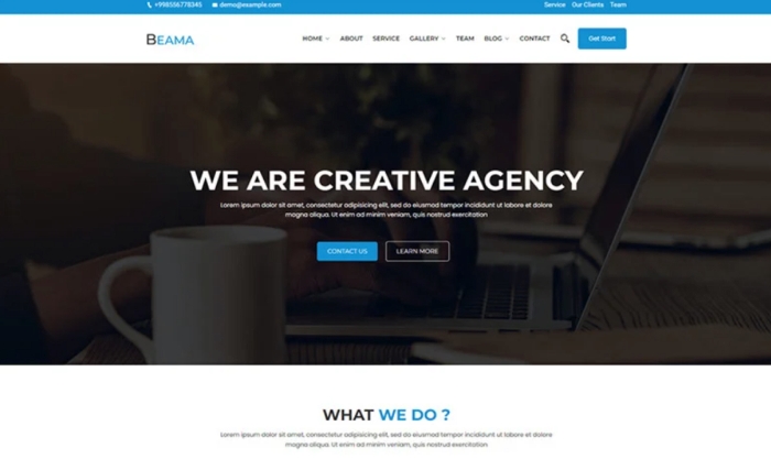 Beama – Agency Business WordPress Theme 1.0.1