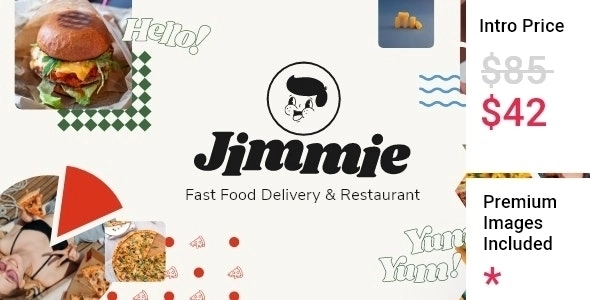 Jimmie – Fast Food Delivery and Restaurant Theme 1.0