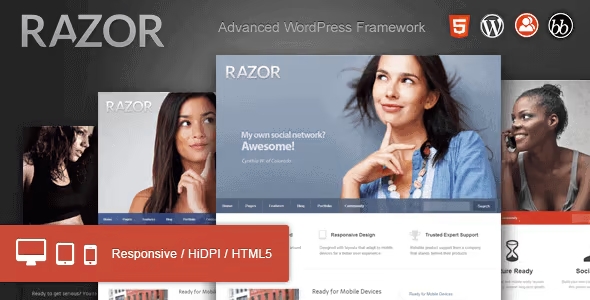Razor Cutting Edge WordPress Theme 1.1.9.7