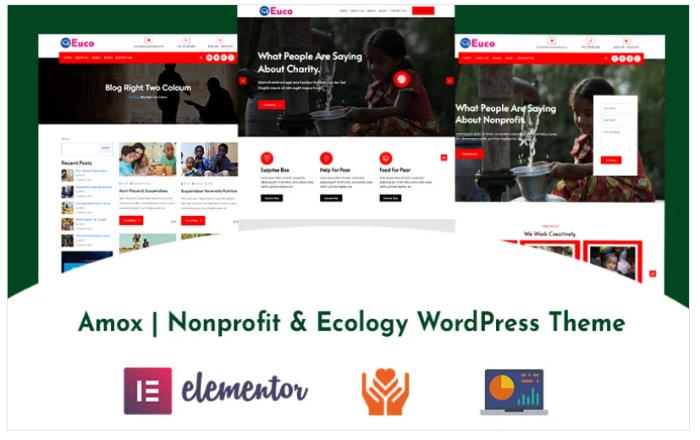 Amox – Nonprofit & Ecology WordPress Theme 1.0.0