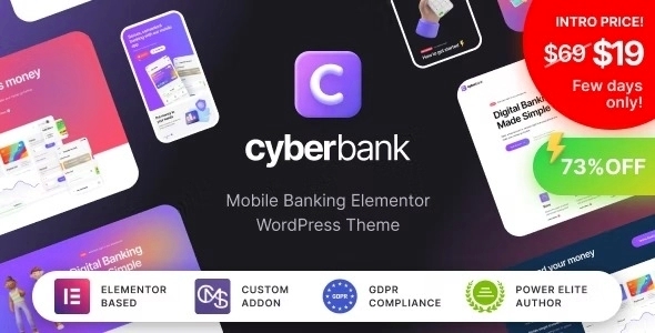 Cyberbank – Business and Finance WordPress Theme 1.0.4