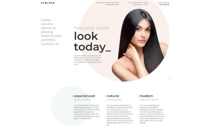 Stylone – Beauty Hair Salon WordPress Elementor Theme 1.0.0