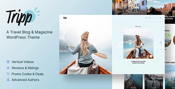 Tripp – Travel Blog & Magazine WordPress Theme 1.3.3