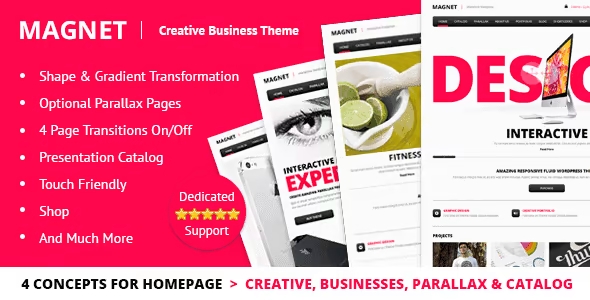 MAGNET – Creative Business WordPress Theme 2.0