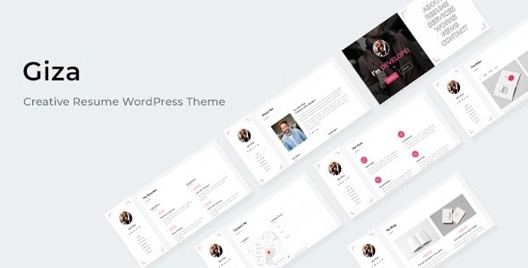 Giza – Creative Resume WordPress Theme 1.0.0