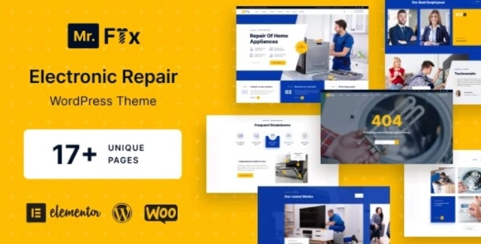 MrFix – Appliances Repair Services WordPress Theme 1.3