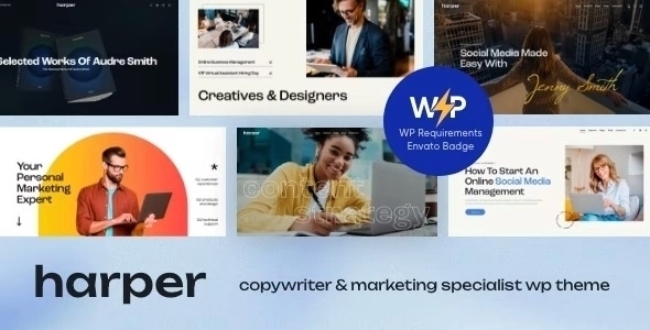 Harper – Copywriter & Marketing Specialist WordPress Theme 1.8.0