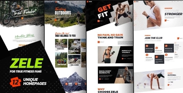 Zele – Fitness Gym & Sports WP Theme 1.0.0