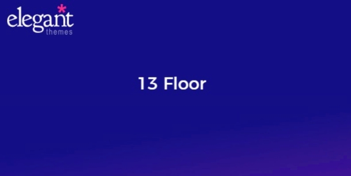 Elegant Themes 13 Floor 4.4.13