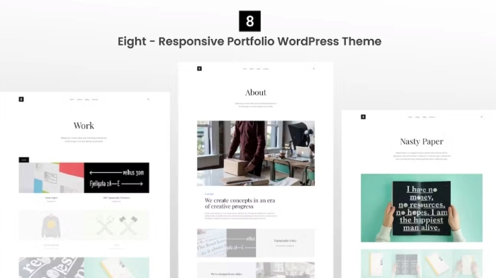 Eight – Responsive Portfolio WordPress Theme 1.0