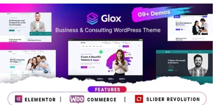 Glox – Business & Consulting WordPress Theme 1.0.5
