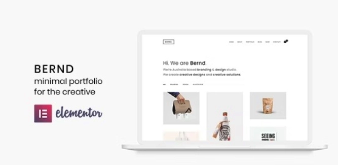 Bernd – Minimal WordPress Portfolio Theme 3.0.0