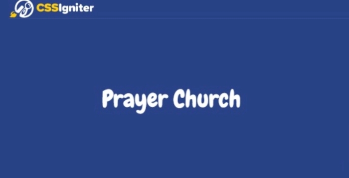 CSS Igniter Prayer Church  - WordPress Theme 2.1.2