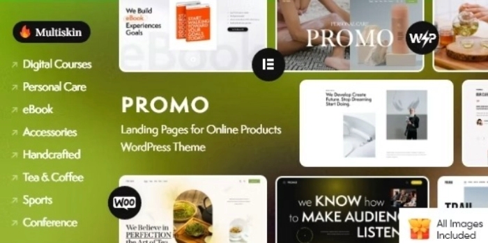 Promo – Landing Pages for Online Products WP Theme 1.0.0