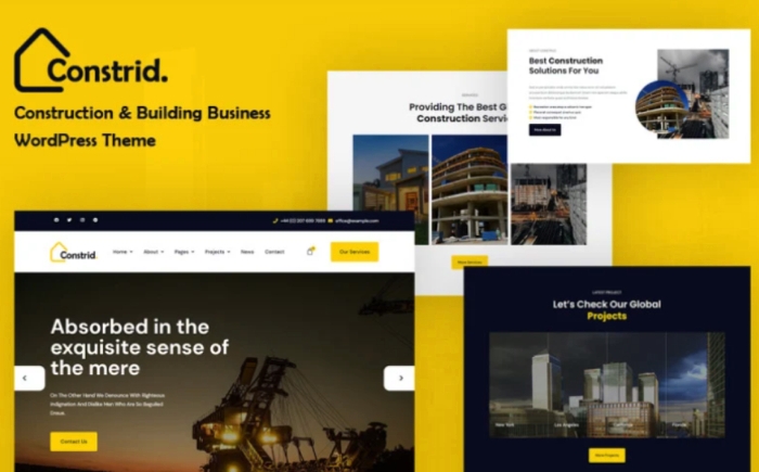 Constrid – Construction & Building Business WordPress Theme 1.0.0