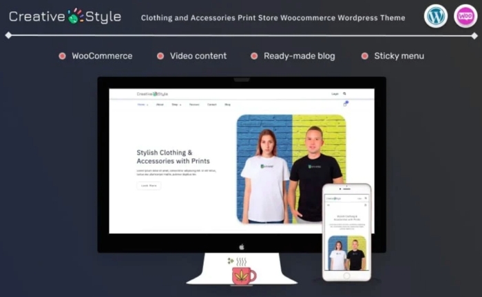 Creative Style - Clothing and Accessories Print Store Woocommerce 1.0