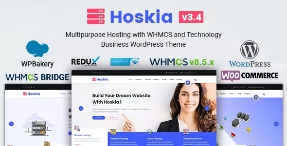 Hoskia – Multipurpose Hosting with WHMCS Theme 3.4
