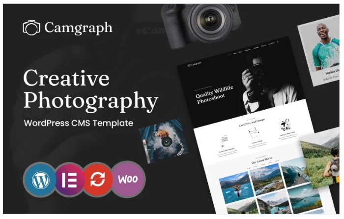 Camgaph – Portfolio and Photography WordPress Theme 1.0.0